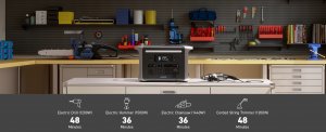 Anker 757 Portable Power Station, PowerHouse 1229Wh LiFePo4 Battery, 1500W Solar Generator with 2 AC Outlets (Solar Panel Optional), 2 USB - C Ports 100W Max, LED Light For Camping, RV, Power Outage