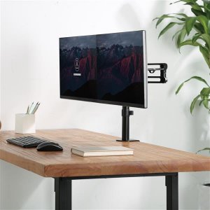 StarTech.com Desk Mount Dual Monitor Arm - Desk Clamp VESA Compatible Monitor Mount for up to 32 inch Displays - Ergonomic Articulating Monitor Arm - Height Adjustable/Tilt/Swivel/Rotating