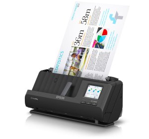 Epson ES-C380W ADF + Sheet-fed scanner 600 x 600 DPI A4 Black