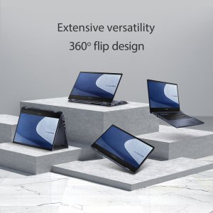 ASUS ExpertBook B5 Flip B5402FBAv-HYi5X Intel® Core™ i5 i5-1240P Hybrid (2-in-1) 35.6 cm (14") Touchscreen Full HD 16 GB DDR5-SDRAM 256 GB SSD Wi-Fi 6E (802.11ax) Windows 11 Pro Black