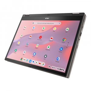 ASUS Chromebook CX34 Flip CB3401FBA-LZ0101 Intel® Core™ i7 i7-1255U 35.6 cm (14") Touchscreen WUXGA 8 GB LPDDR4x-SDRAM 512 GB SSD Wi-Fi 6E (802.11ax) ChromeOS Grey