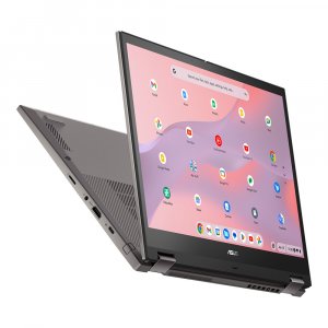 ASUS Chromebook CX34 Flip CB3401FBA-LZ0101 Intel® Core™ i7 i7-1255U 35.6 cm (14") Touchscreen WUXGA 8 GB LPDDR4x-SDRAM 512 GB SSD Wi-Fi 6E (802.11ax) ChromeOS Grey