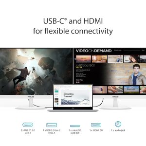 ASUS Chromebook Flip CB5500FEA-E60125 Intel® Core™ i5 i5-1135G7 39.6 cm (15.6") Touchscreen Full HD 8 GB LPDDR4x-SDRAM 256 GB SSD Wi-Fi 6 (802.11ax) ChromeOS White