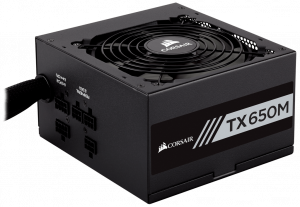 Corsair TX650M power supply unit 650 W 20+4 pin ATX ATX Black
