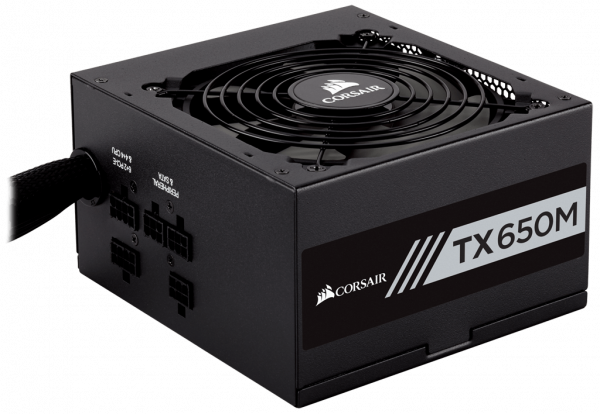 Corsair TX650M power supply unit 650 W 20+4 pin ATX ATX Black