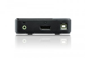 ATEN 2-Port USB 4K DisplayPort 1.2 KVM Switch (KVM cables included)