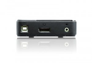 ATEN 2-Port USB 4K DisplayPort 1.2 KVM Switch (KVM cables included)