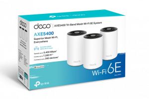 TP-Link AXE5400 Tri-Band Mesh Wi-Fi 6E System, 3-Pack