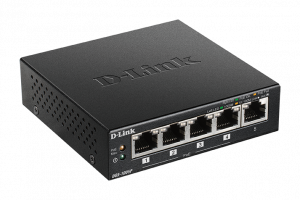 D-Link 5-Port Desktop Gigabit PoE+ Switch
