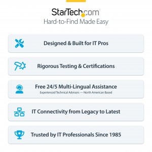 StarTech.com USB-C Multiport Adapter Hub, USB-C to 4K 60Hz HDMI, Gigabit Ethernet and 100W Laptop Charging for Macbook Pro / Air and Windows