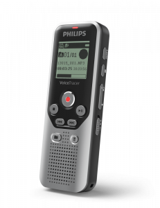Philips DVT1250 dictaphone Internal memory & flash card Black, Grey