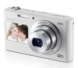 Samsung DV DV151F Compact camera 16.2 MP CCD 4608 x 3456 pixels White