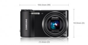 Samsung WB 150 1/2.3" Compact camera 14.2 MP CCD 4320 x 3240 pixels Black