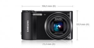 Samsung WB 150 1/2.3" Compact camera 14.2 MP CCD 4320 x 3240 pixels White