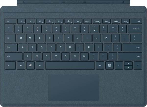 Microsoft FFP-00023 mobile device keyboard Microsoft Cover port Blue