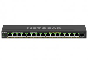 NETGEAR GS316EP Managed Gigabit Ethernet (10/100/1000) Power over Ethernet (PoE) Black