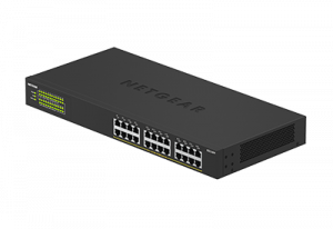 NETGEAR GS324PP Unmanaged Gigabit Ethernet (10/100/1000) Power over Ethernet (PoE) Black