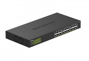 NETGEAR GS324PP Unmanaged Gigabit Ethernet (10/100/1000) Power over Ethernet (PoE) Black