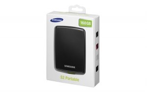 Samsung S Series 160GB S2 Portable HDD external hard drive 5400 RPM 2.5" USB 2.0 Black