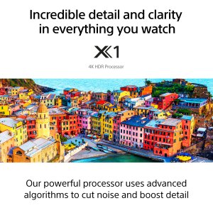 Sony 55 INCH UHD 4K Smart Bravia LED TV Freeview 139.7 cm (55") 4K Ultra HD Smart TV Wi-Fi Black