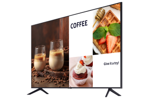 Samsung BE55C-H Digital signage flat panel 139.7 cm (55") LED Wi-Fi 4K Ultra HD Black Built-in processor Tizen 16/7