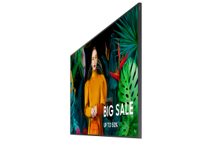 Samsung QB75C Digital signage flat panel 190.5 cm (75") LCD Wi-Fi 350 cd/m² 4K Ultra HD Black Built-in processor Tizen 16/7