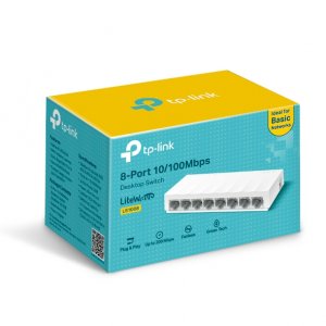 TP-Link LS1008 network switch Unmanaged Fast Ethernet (10/100) White