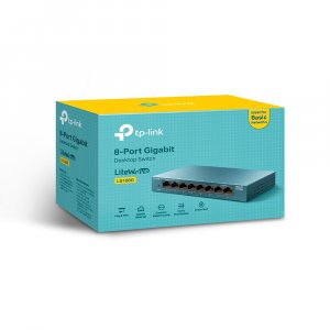 TP-Link LS108G network switch Unmanaged Gigabit Ethernet (10/100/1000) Blue