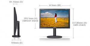 Samsung B1940W computer monitor 48.3 cm (19") 1440 x 900 pixels Black
