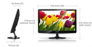 Samsung B2330H computer monitor 58.4 cm (23") 1920 x 1080 pixels Full HD Black