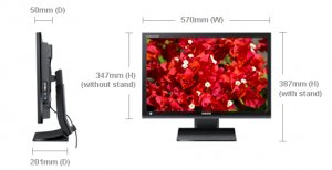 Samsung S24A450B computer monitor 61 cm (24") 1920 x 1080 pixels Full HD Black