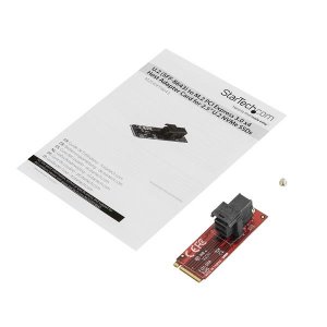 StarTech.com U.2 (SFF-8643) to M.2 PCI Express 3.0 x4 Host Adapter Card for 2.5” U.2 NVMe SSD