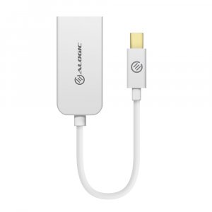ALOGIC Premium 15cm Mini DisplayPort to HDMI Adapter - Male to Female - WHITE