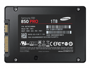 Samsung 850 PRO 1 TB 2.5" Serial ATA III 3D MLC