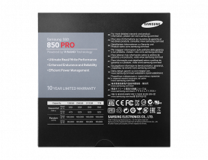 Samsung 850 PRO 1 TB 2.5" Serial ATA III 3D MLC