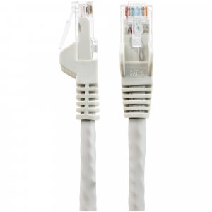 StarTech.com 2m CAT6 Ethernet Cable - LSZH (Low Smoke Zero Halogen) - 10 Gigabit 650MHz 100W PoE RJ45 10GbE UTP Network Patch Cord Snagless with Strain Relief - Grey, CAT 6, ETL Verified, 24AWG