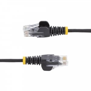 StarTech.com 2 m CAT6 Cable - Slim - Snagless RJ45 Connectors - Black