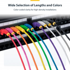 StarTech.com 3 m CAT6 Cable - Slim - Snagless RJ45 Connectors - Blue