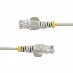 StarTech.com 3 m CAT6 Cable - Slim - Snagless RJ45 Connectors - Grey
