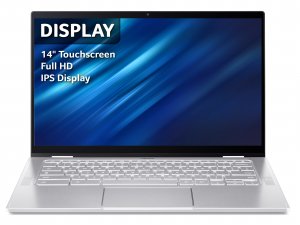 Acer Chromebook CP514-2H-37C8 Intel® Core™ i3 i3-1110G4 35.6 cm (14") Touchscreen Full HD 8 GB LPDDR4x-SDRAM 128 GB SSD Wi-Fi 6 (802.11ax) ChromeOS Silver