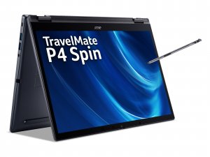 Acer TravelMate TMP414RN-52 Intel® Core™ i5 i5-1240P Hybrid (2-in-1) 35.6 cm (14″) Touchscreen WUXGA 8 GB DDR4-SDRAM 512 GB SSD Wi-Fi 6E (802.11ax) Windows 11 Pro Blue