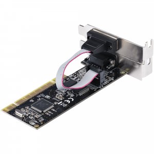 StarTech.com 2-Port PCI RS232 Serial Adapter Card - PCI Serial Port Expansion Controller Card - PCI to Dual Serial DB9 Card - Standard (Installed) & Low Profile Brackets - Windows/Linux
