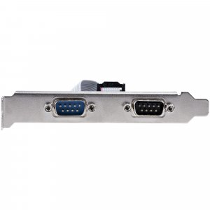 StarTech.com 2-Port PCI RS232 Serial Adapter Card - PCI Serial Port Expansion Controller Card - PCI to Dual Serial DB9 Card - Standard (Installed) & Low Profile Brackets - Windows/Linux