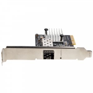 StarTech.com 10G PCIe SFP+ Card - Single SFP+ Port Network Adapter - Open SFP+ for MSA-Compliant Modules/Direct-Attach Cables - 10 Gigabit Fiber PCIe NIC - PCI Express SFP+ Network Card