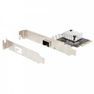 StarTech.com 10G PCIe SFP+ Card - Single SFP+ Port Network Adapter - Open SFP+ for MSA-Compliant Modules/Direct-Attach Cables - 10 Gigabit Fiber PCIe NIC - PCI Express SFP+ Network Card