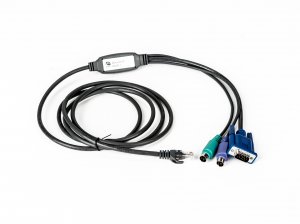 Vertiv Avocent PS2IAC-7 cable interface/gender adapter VGA, 2xPS/2 RJ-45 Black, Blue, Green, Purple