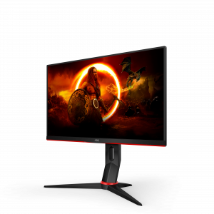 AOC G2 Q24G2A/BK LED display 60.5 cm (23.8") 2560 x 1440 pixels Quad HD LCD Black, Red