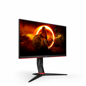 AOC G2 Q24G2A/BK LED display 60.5 cm (23.8") 2560 x 1440 pixels Quad HD LCD Black, Red