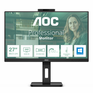 AOC Q27P3CW computer monitor 68.6 cm (27″) 2560 x 1440 pixels Quad HD LED Black