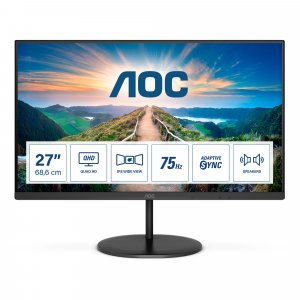 AOC V4 Q27V4EA LED display 68.6 cm (27″) 2560 x 1440 pixels 2K Ultra HD Black